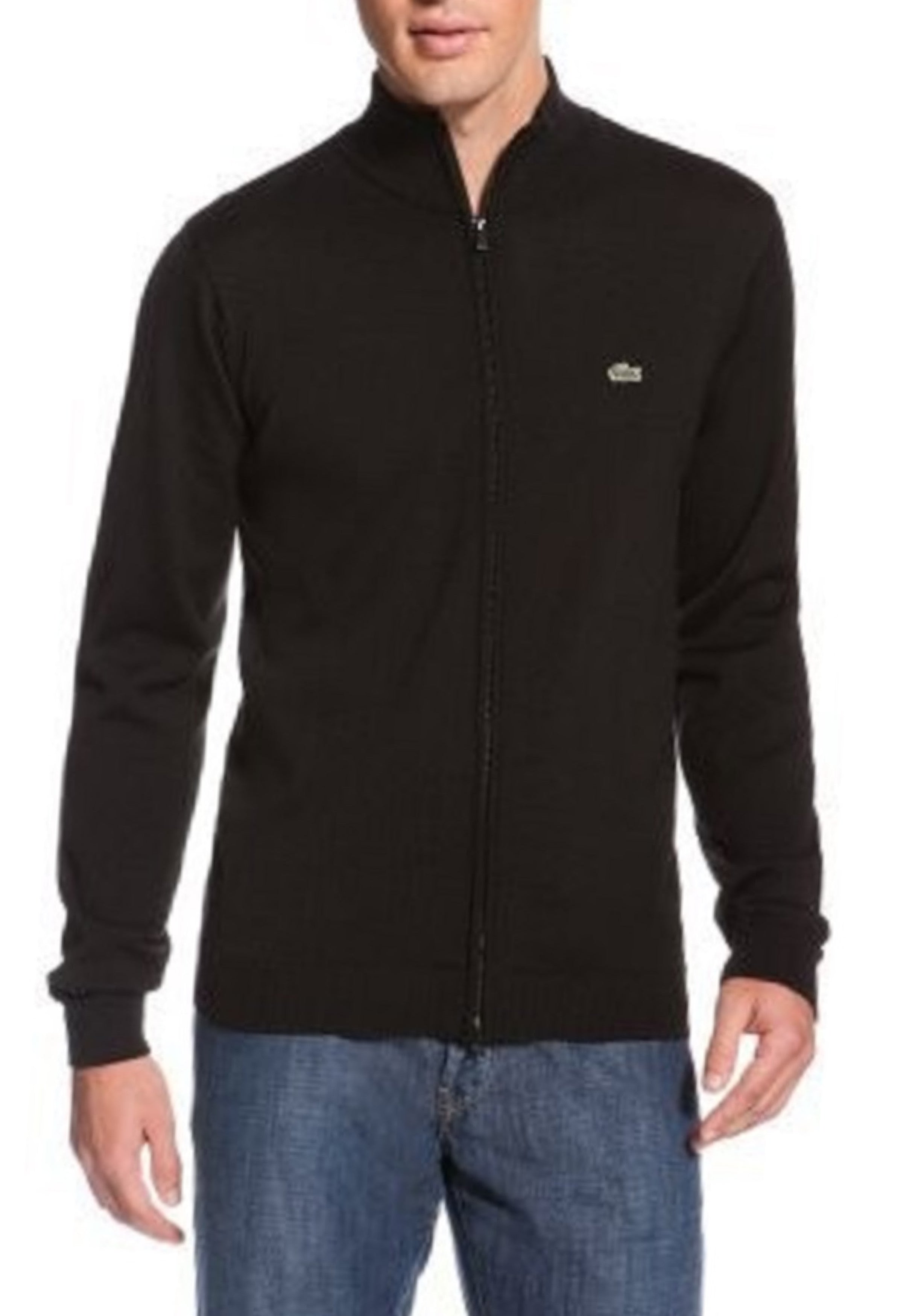 MAGLIONI E POLO Nero Lacoste