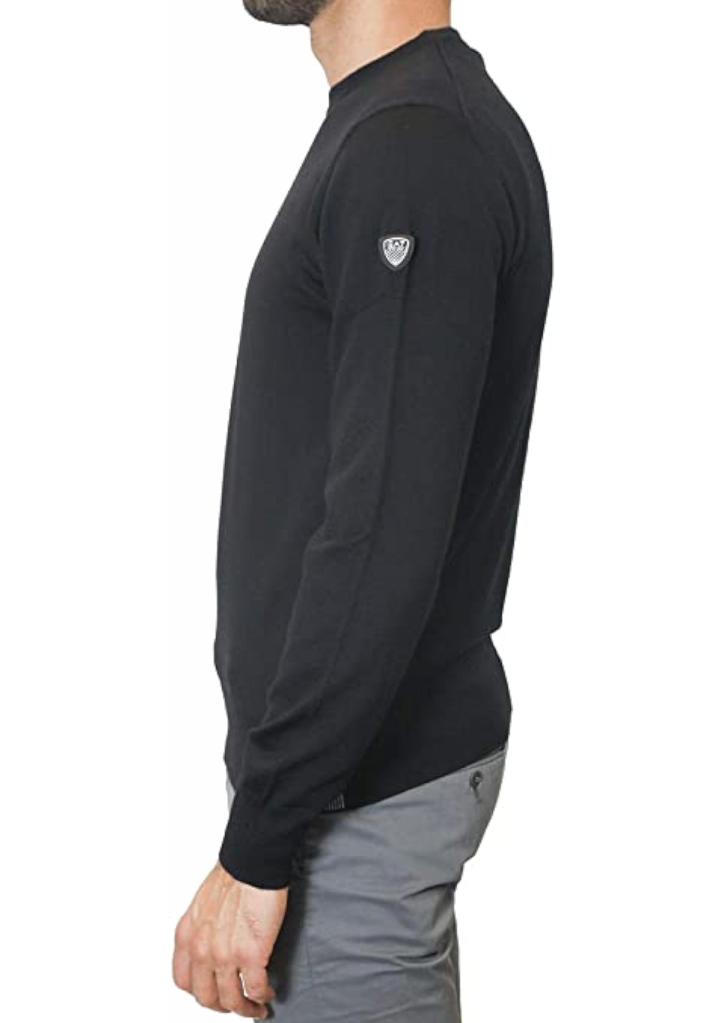 MAGLIONI E POLO Nero Ea7