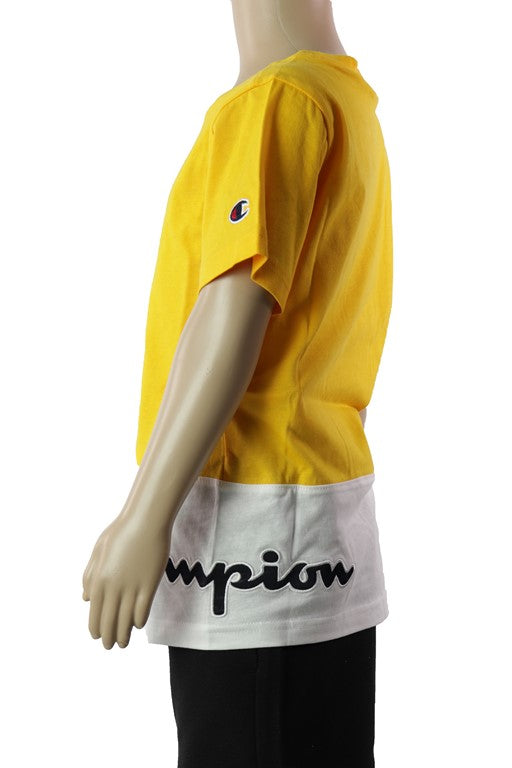 T-SHIRT E CANOTTE Giallo/bianco Champion