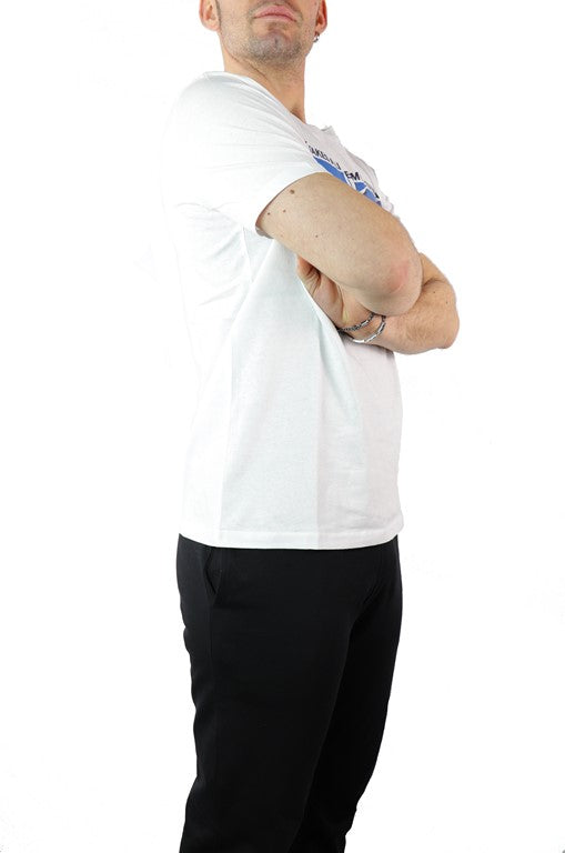 T-SHIRT E CANOTTE Bianco/azzurro Champion