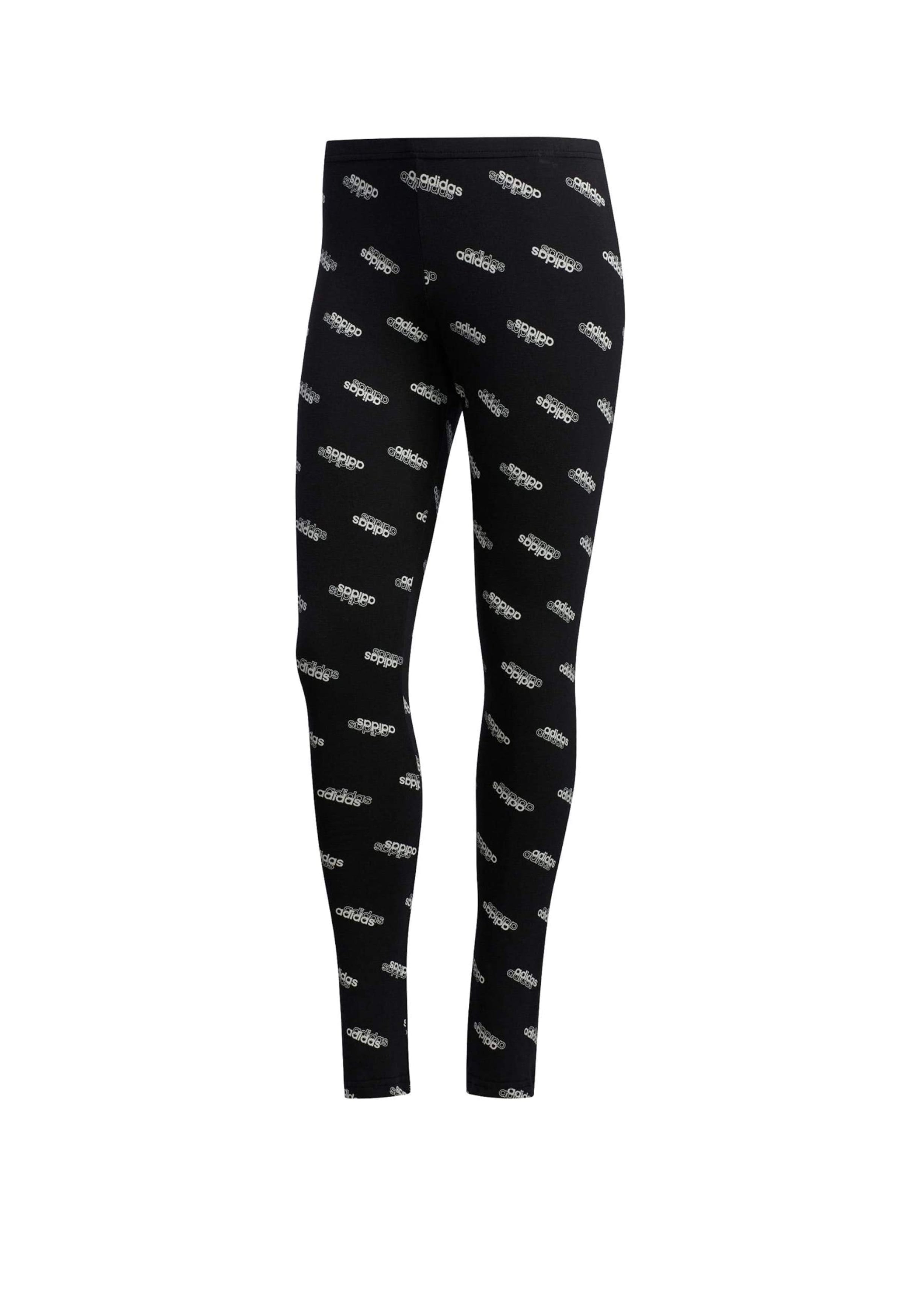 PANTALONI Nero/bianco Adidas