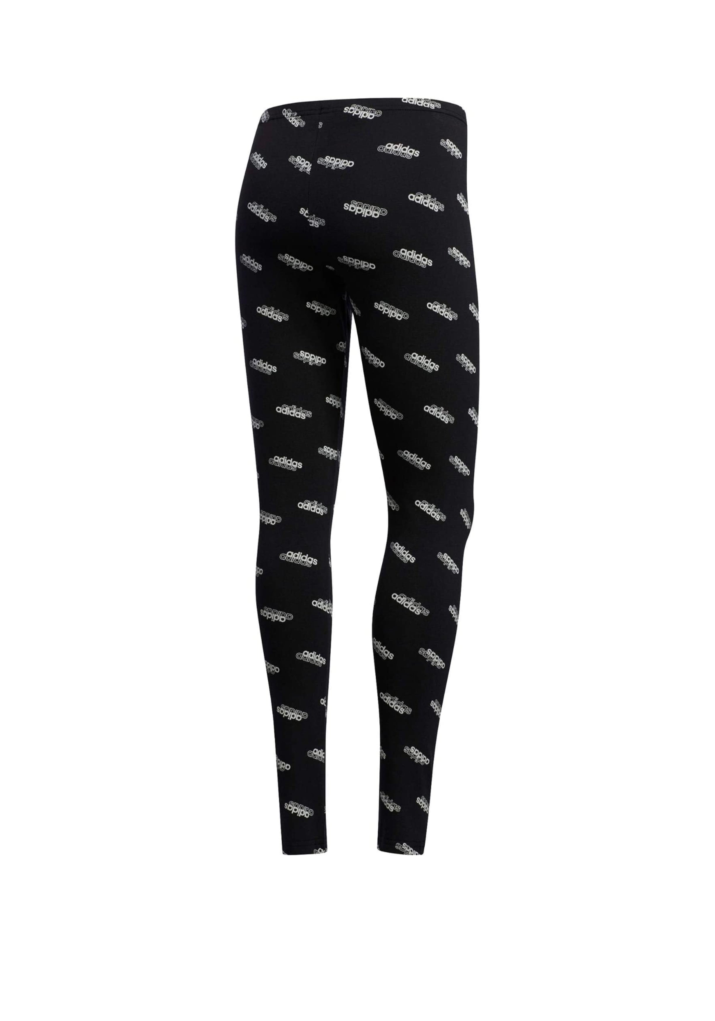 PANTALONI Nero/bianco Adidas