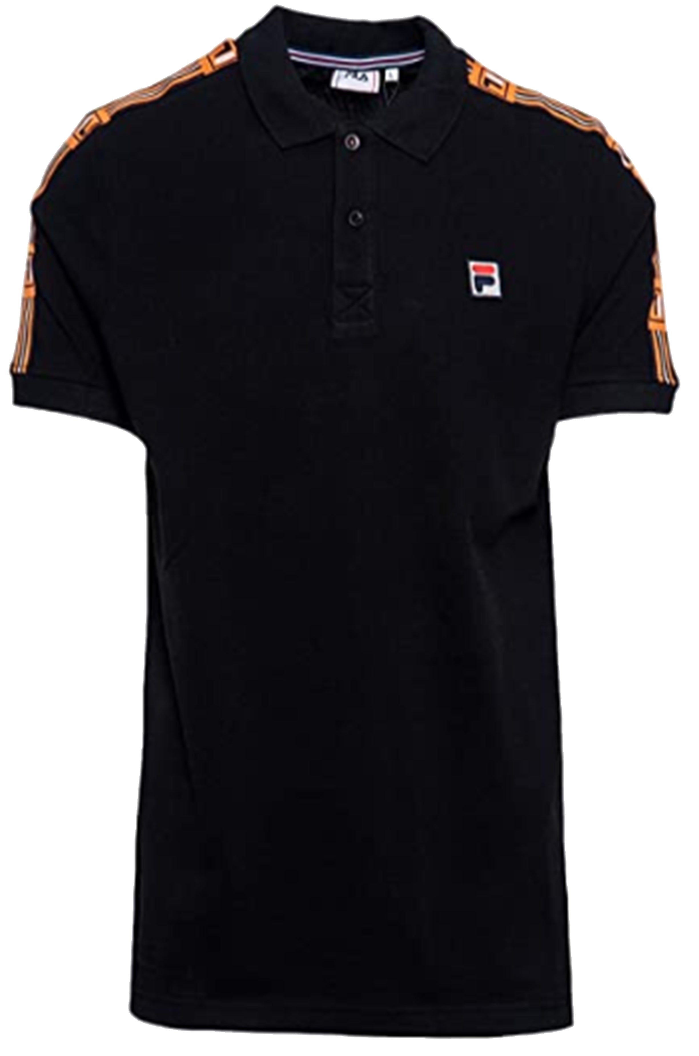 MAGLIONI E POLO Nero/arancio Fila