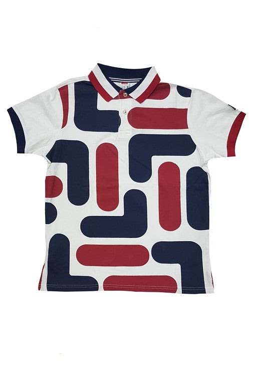 MAGLIONI E POLO Bianco/rosso Fila