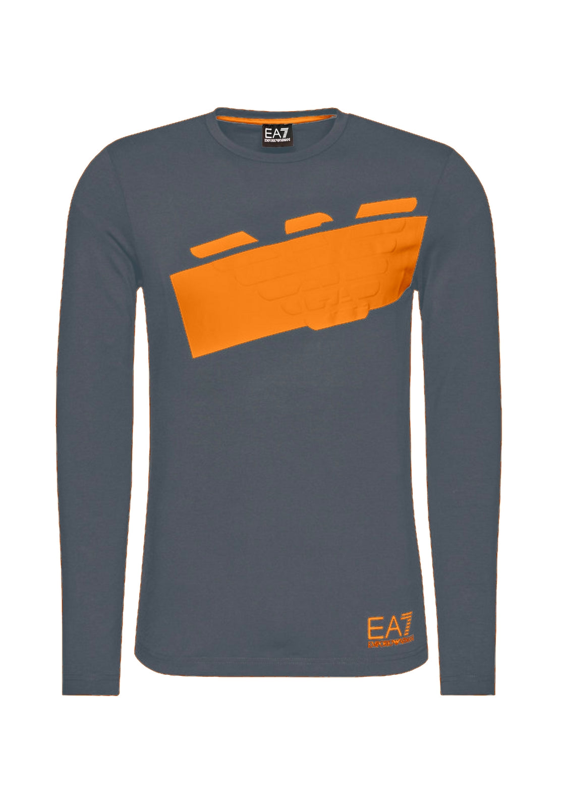 T-SHIRT E CANOTTE Grigio/arancio Ea7