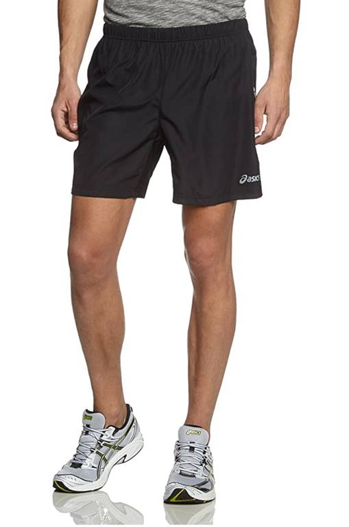 PANTALONCINI Nero/argento Asics