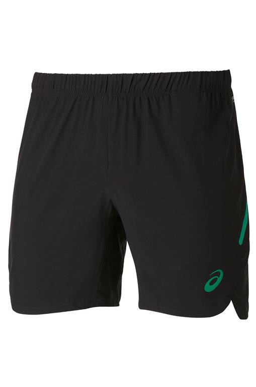 PANTALONCINI Nero/verde Asics
