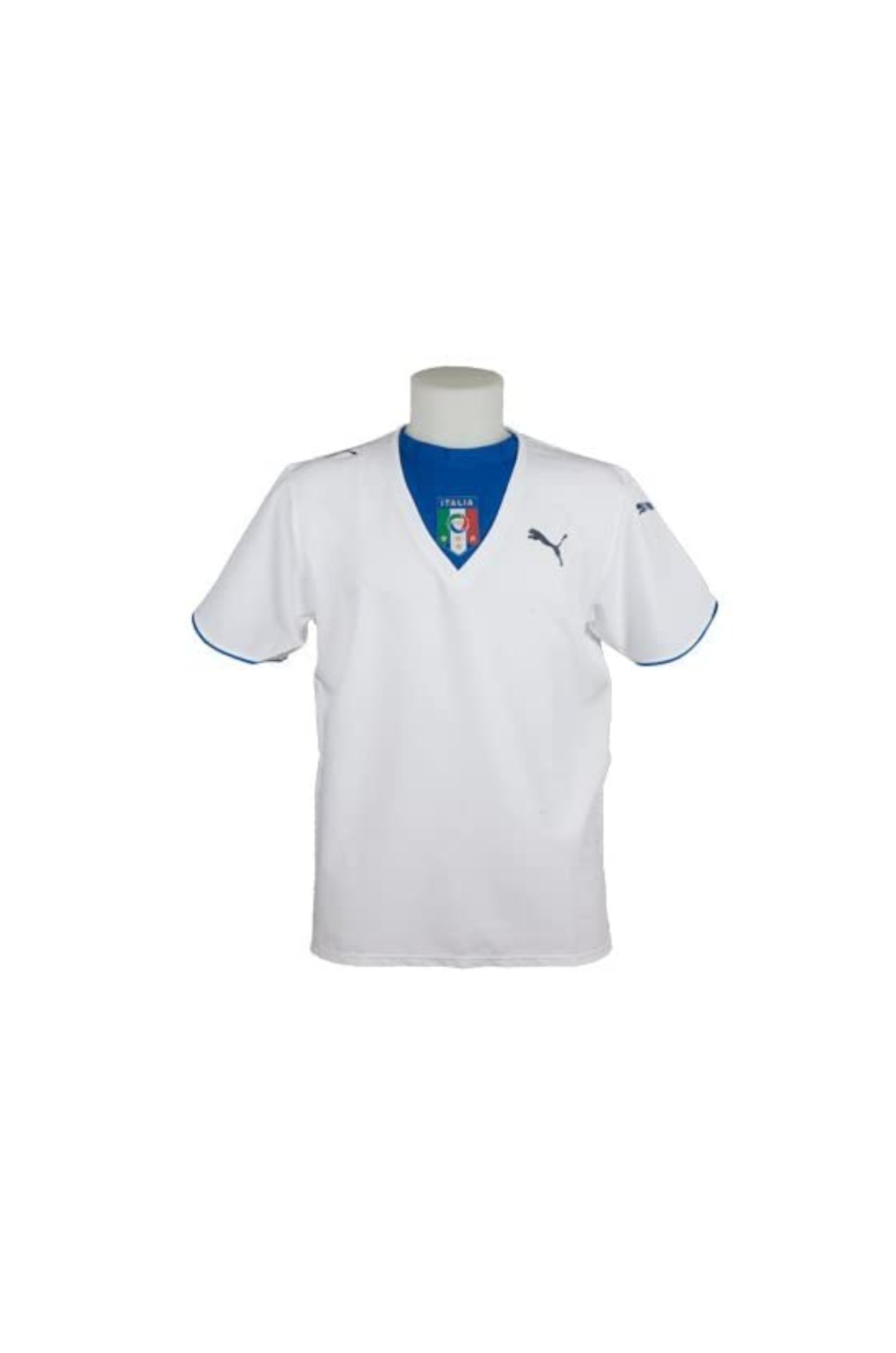 T-SHIRT E CANOTTE Bianco/azzurro Puma