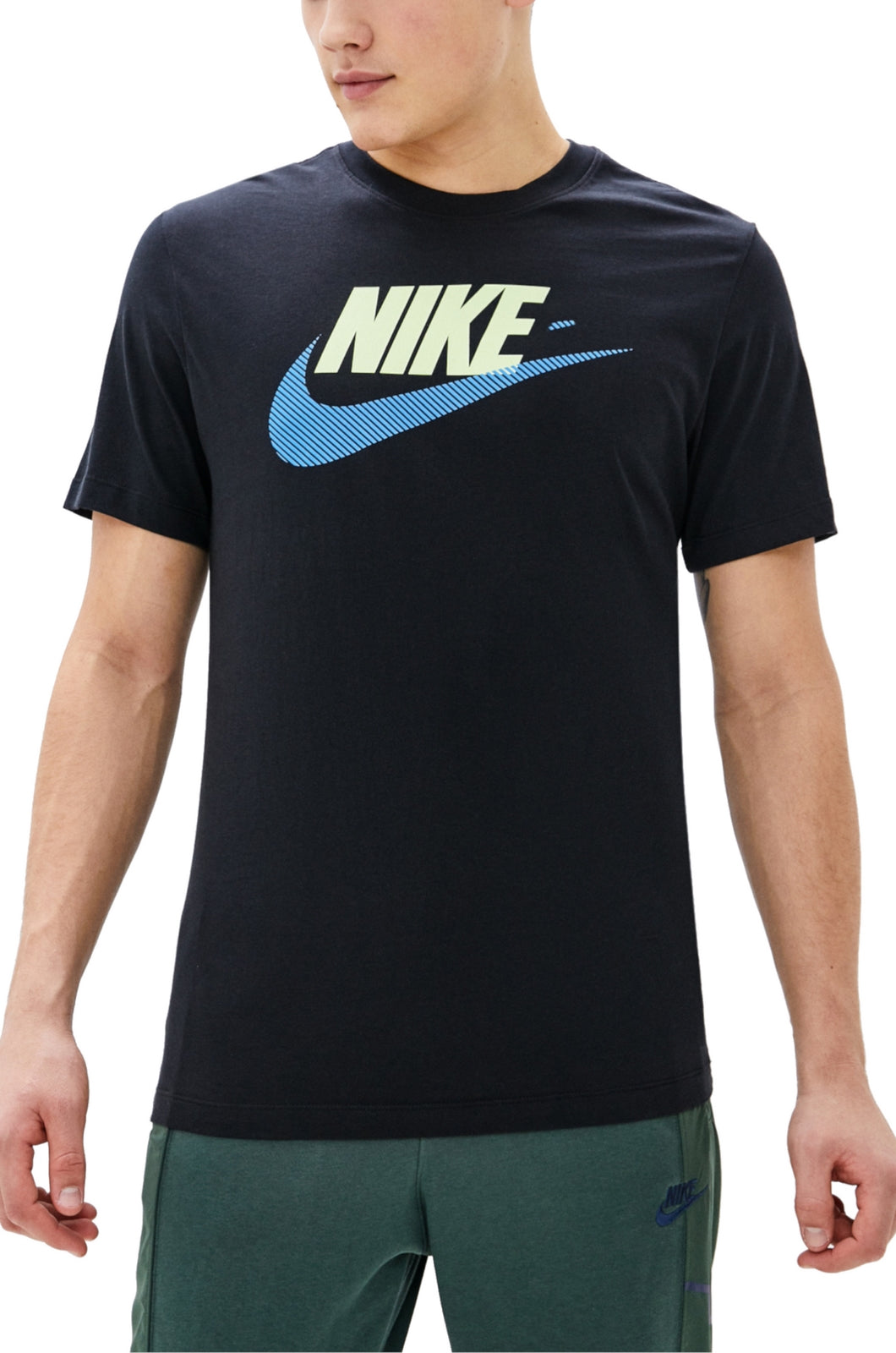 T-SHIRT E CANOTTE Nero/verde Nike