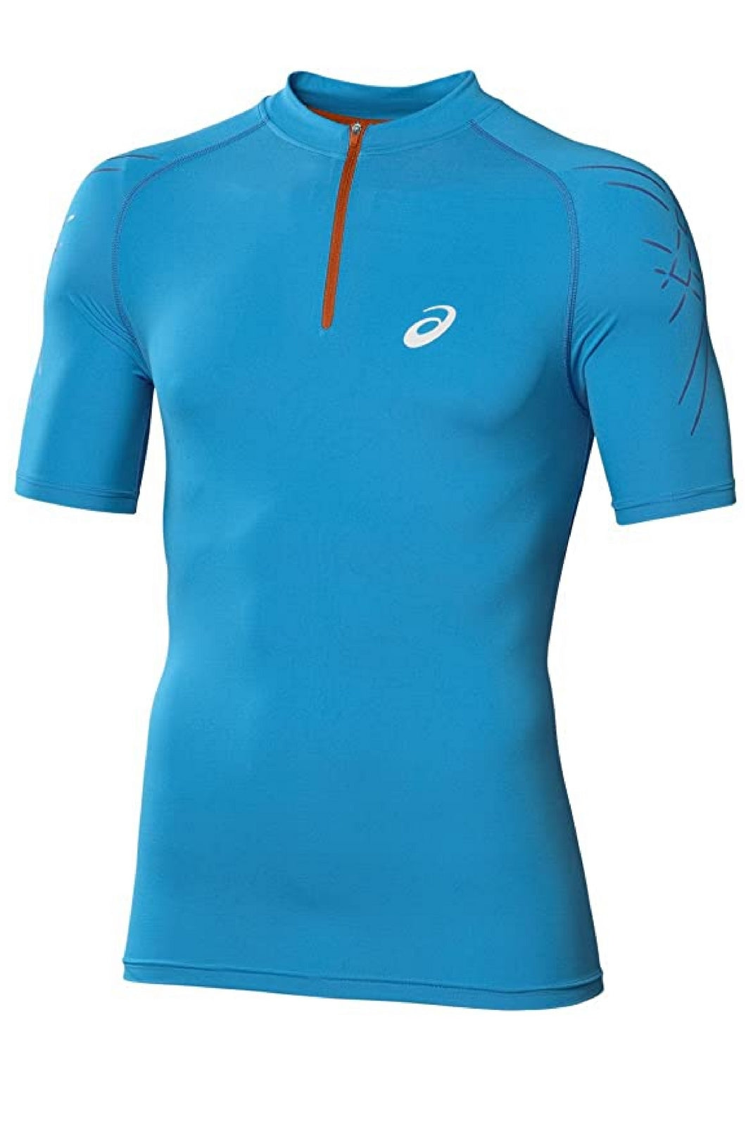 T-SHIRT E CANOTTE Azzurro/arancio Asics