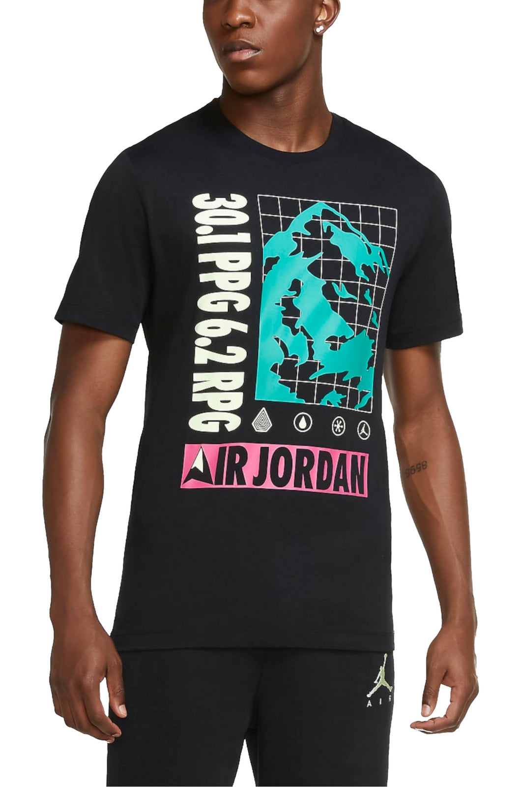 T-SHIRT E CANOTTE Nero/verde Nike