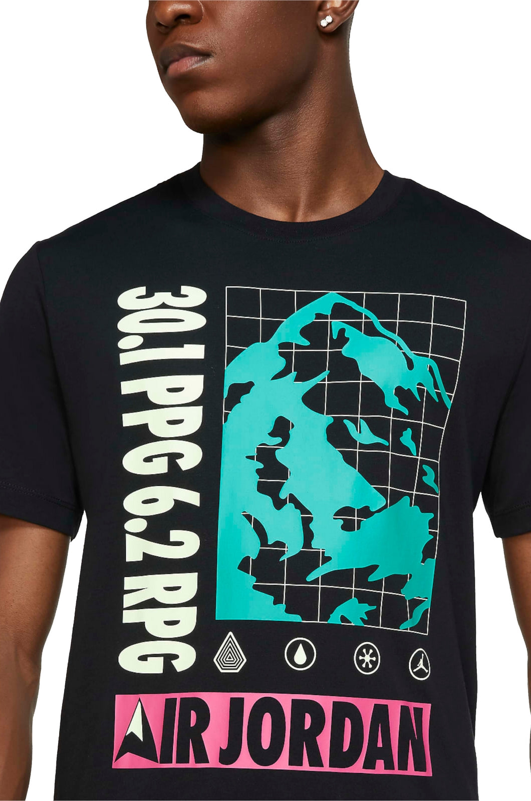 T-SHIRT E CANOTTE Nero/verde Nike