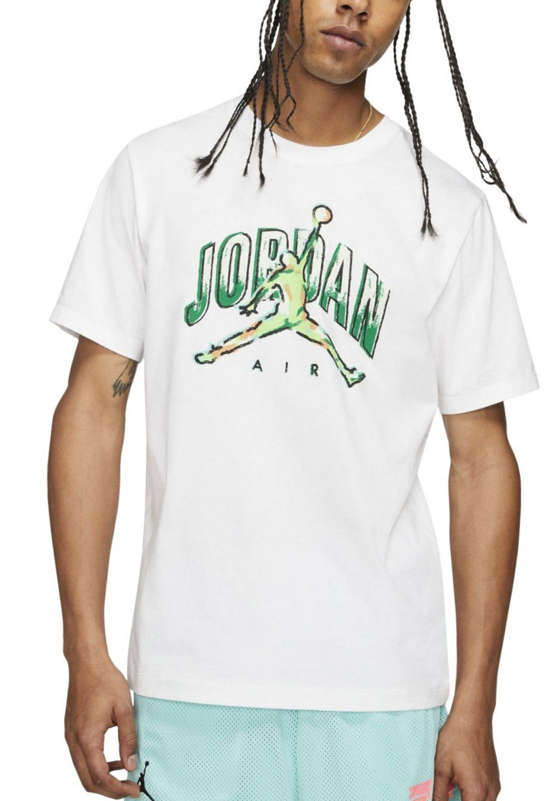 T-SHIRT E CANOTTE Bianco/verde Nike