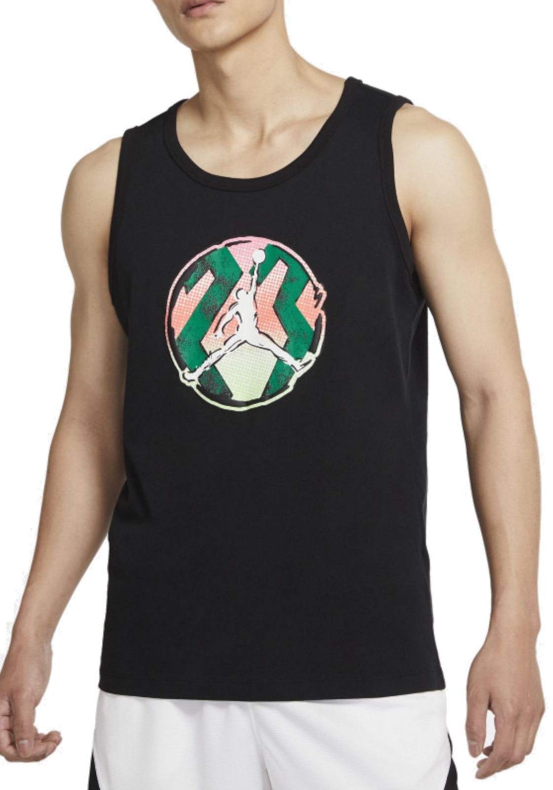 T-SHIRT E CANOTTE Nero/arancio Nike