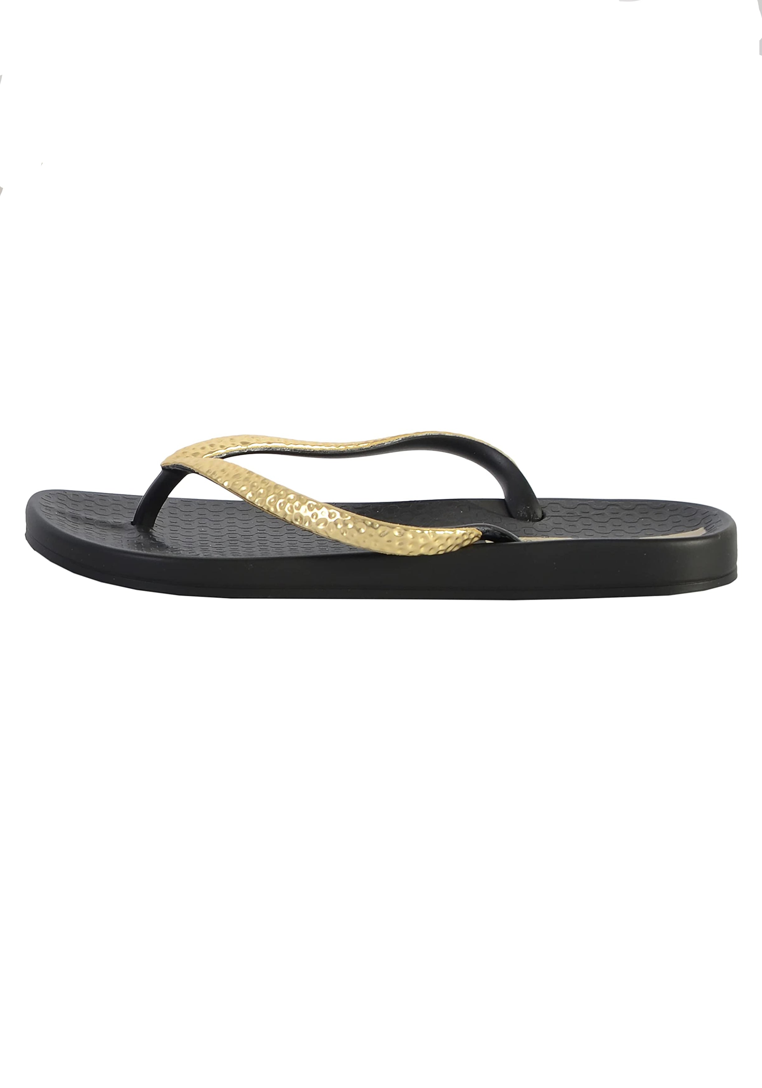 CIABATTE-INFRADITO Nero/oro Ipanema