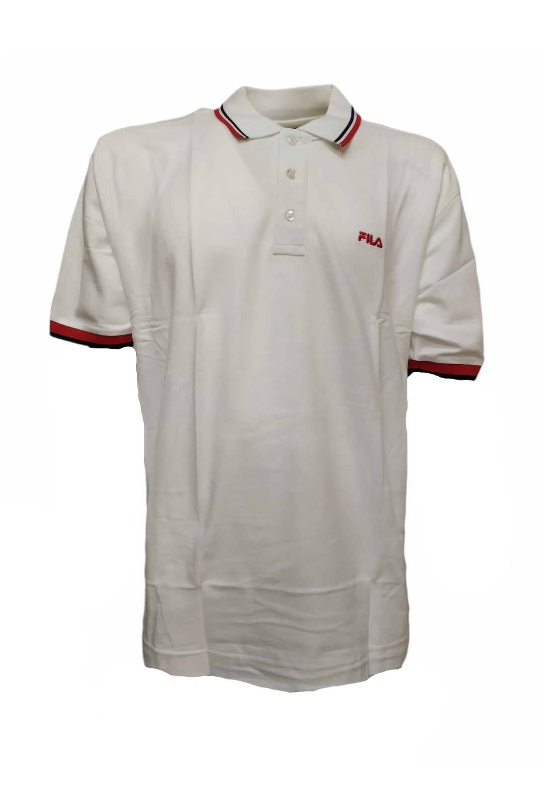 MAGLIONI E POLO Bianco/rosso Fila
