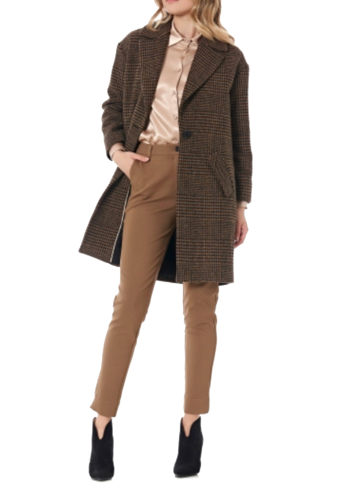 GIUBBINI E GIACCHE Beige/nero Cafenoir