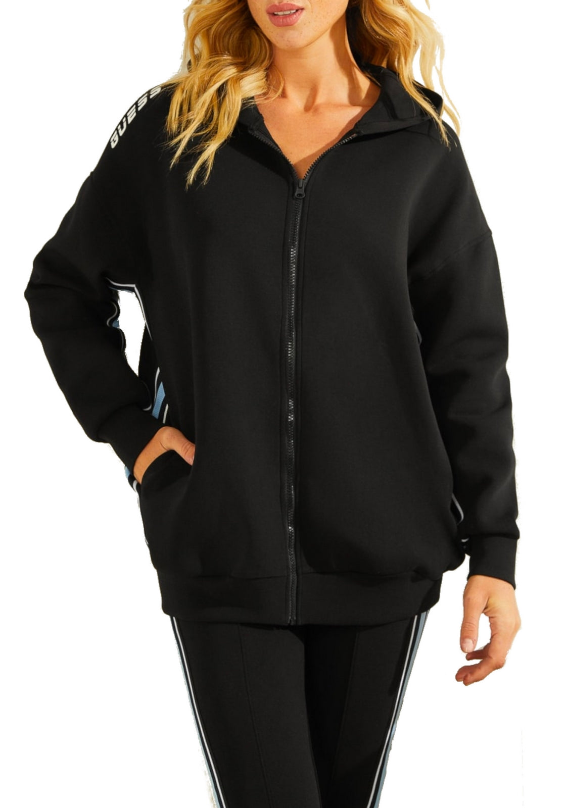 FELPE Nero/celeste Guess