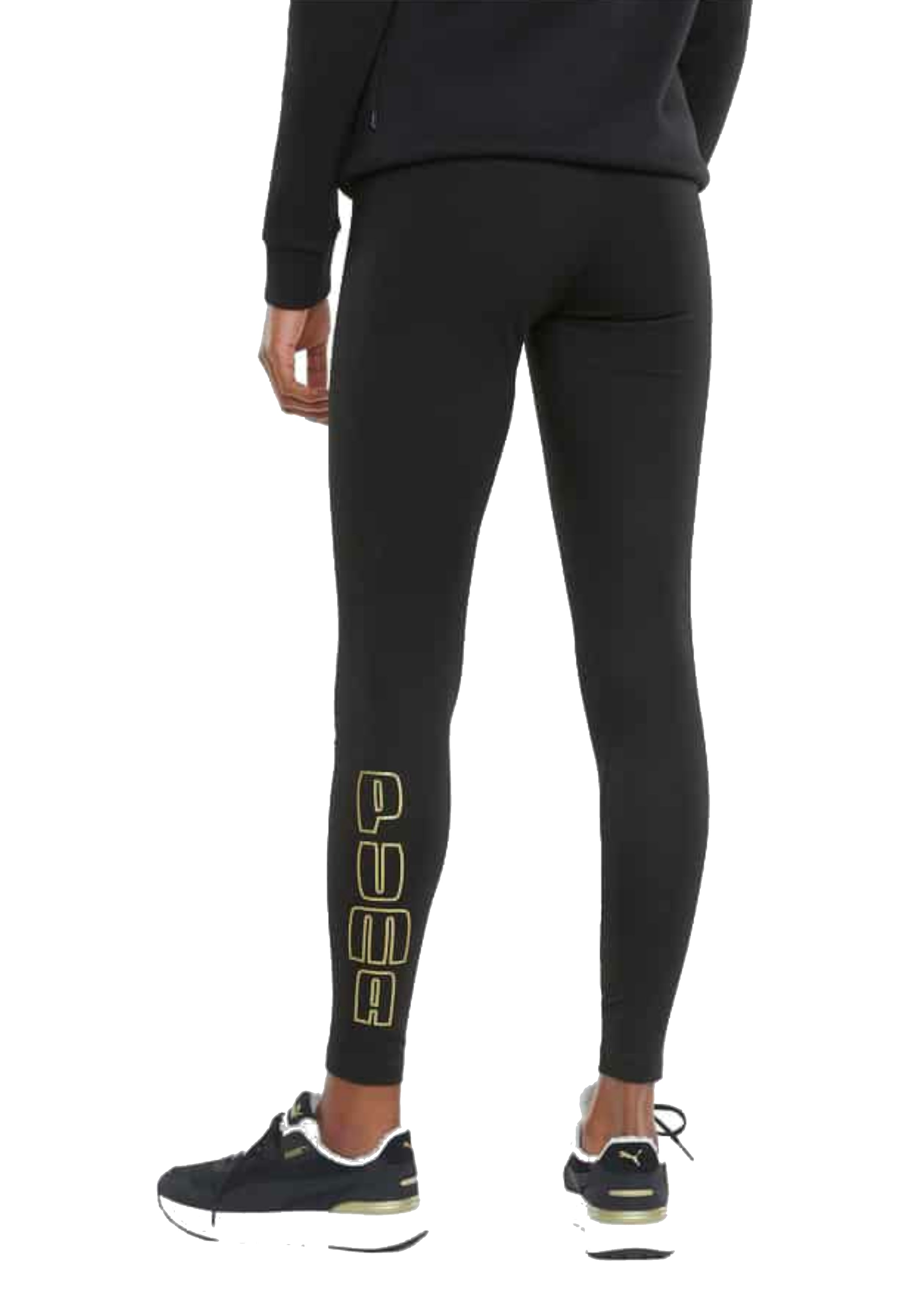 PANTALONI Nero/oro Puma