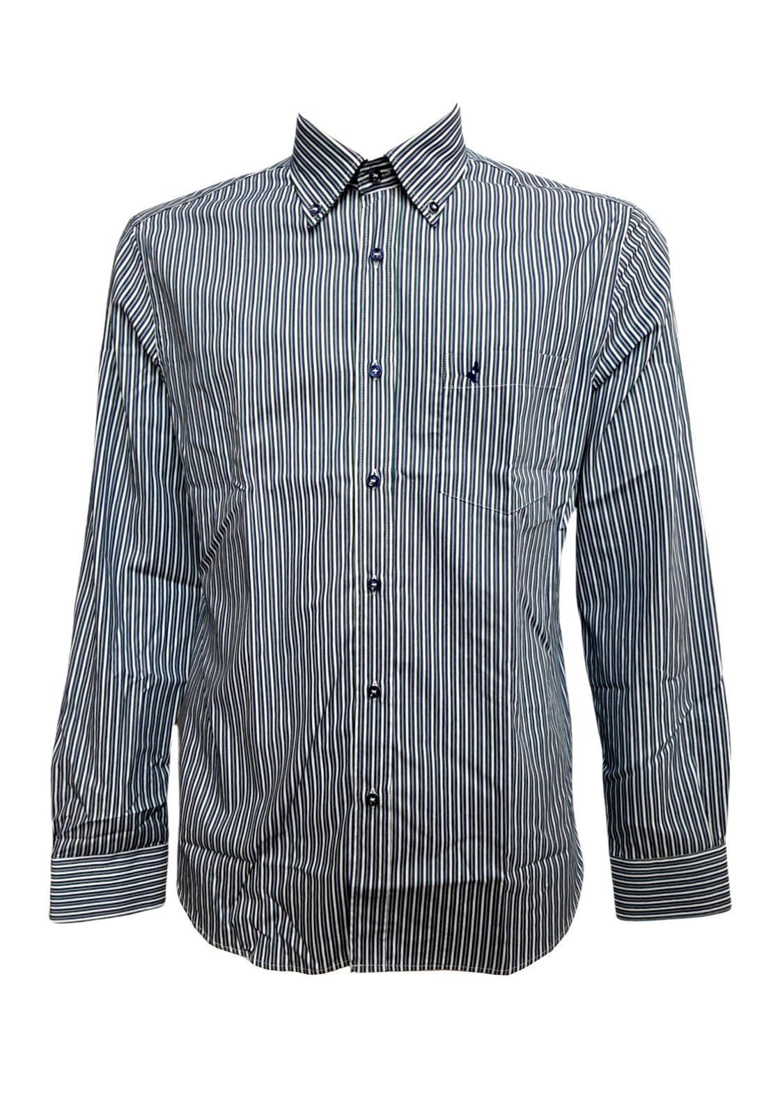 CAMICIE Verde/celeste Navigare