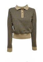 MAGLIONI E POLO Beige/nero Lumina