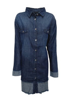 VESTITI-GONNE Denim Scuro Cafenoir