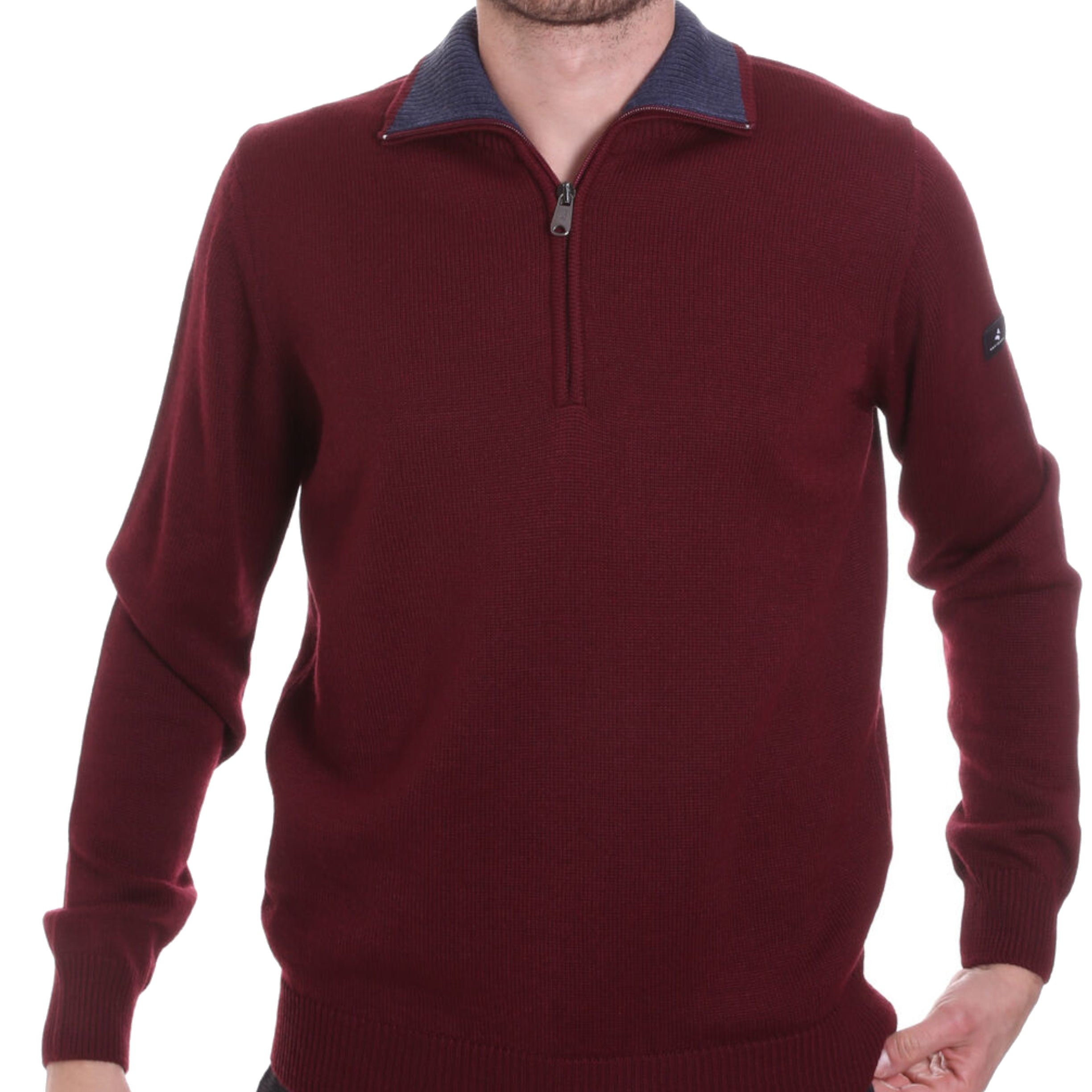 MAGLIONI E POLO Bordeaux/grigio Navigare