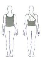 TOP PALESTRA Verde Acqua Guess