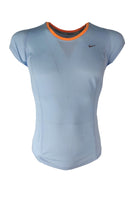 MAGLIONI E POLO Celeste/arancio Nike