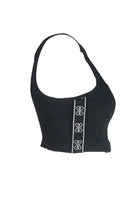 TOP PALESTRA Nero/bianco Guess