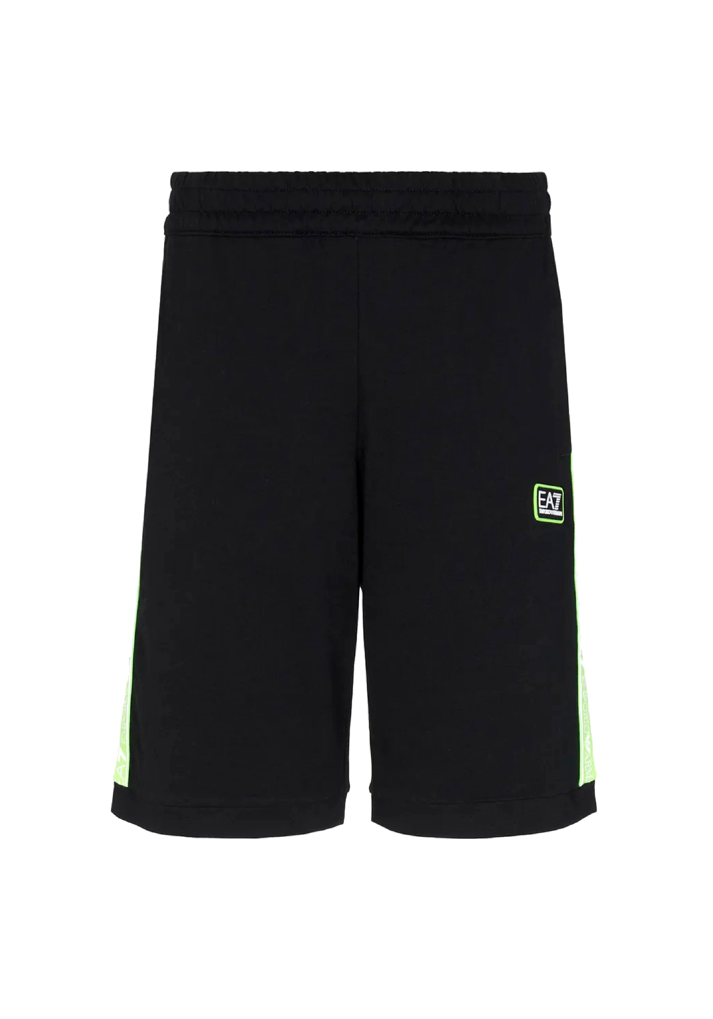 PANTALONCINI Nero/verde Ea7