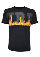 T-SHIRT E CANOTTE Nero/arancio Pyrex