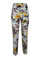 PANTALONI Bianco/fiori Cafenoir