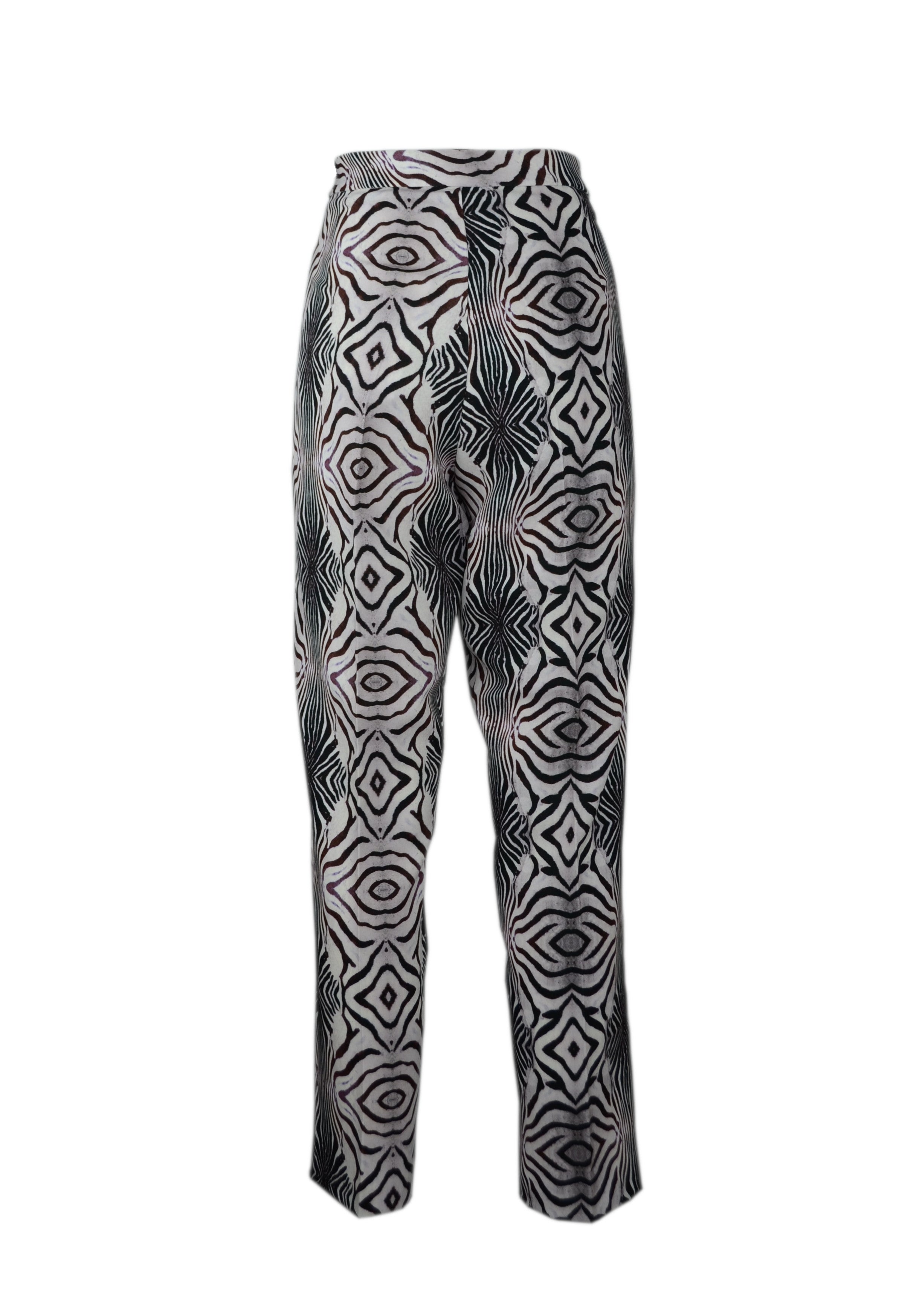 PANTALONI Bianco/marrone Cafenoir