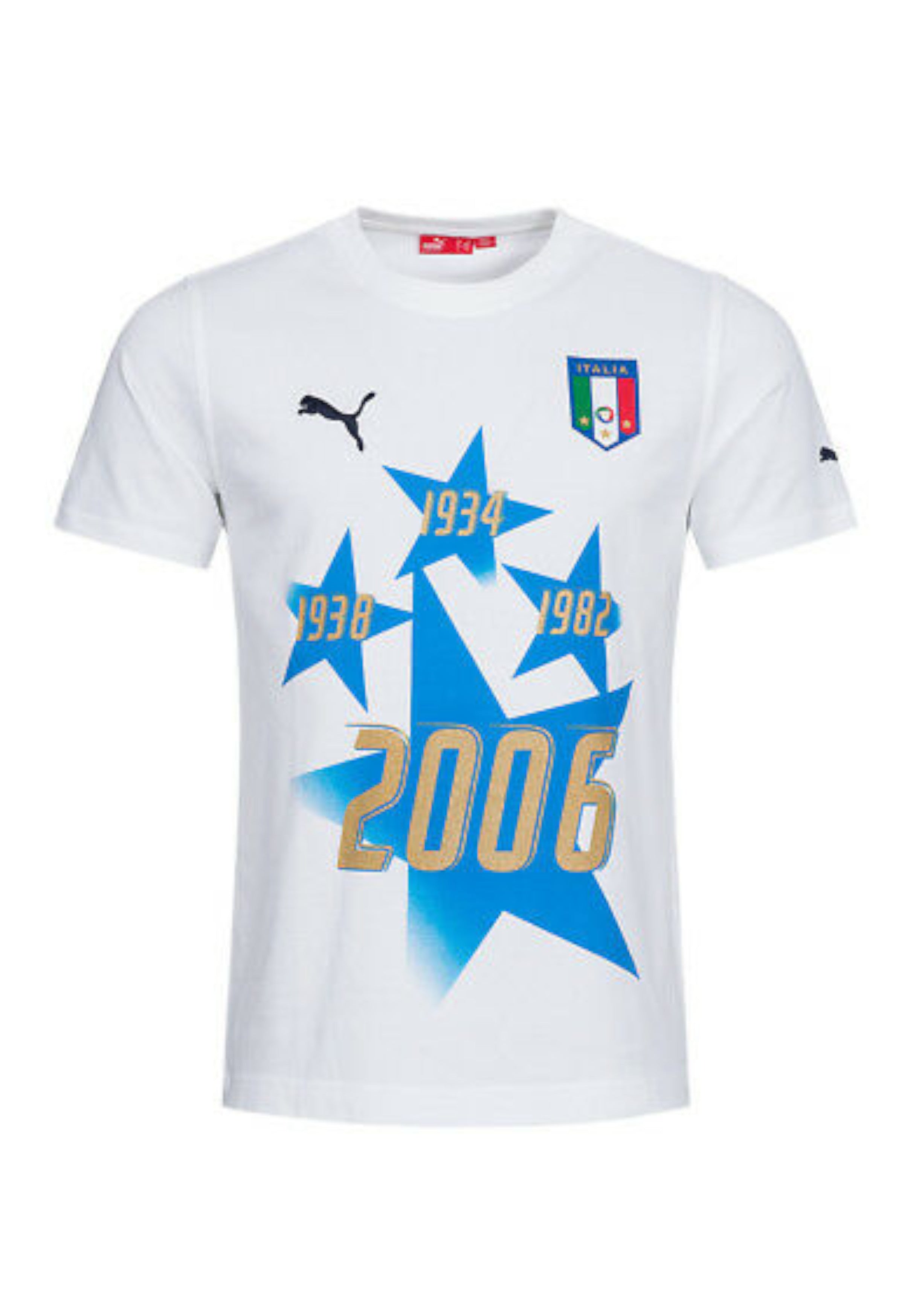 T-SHIRT E CANOTTE Bianco/azzurro Puma