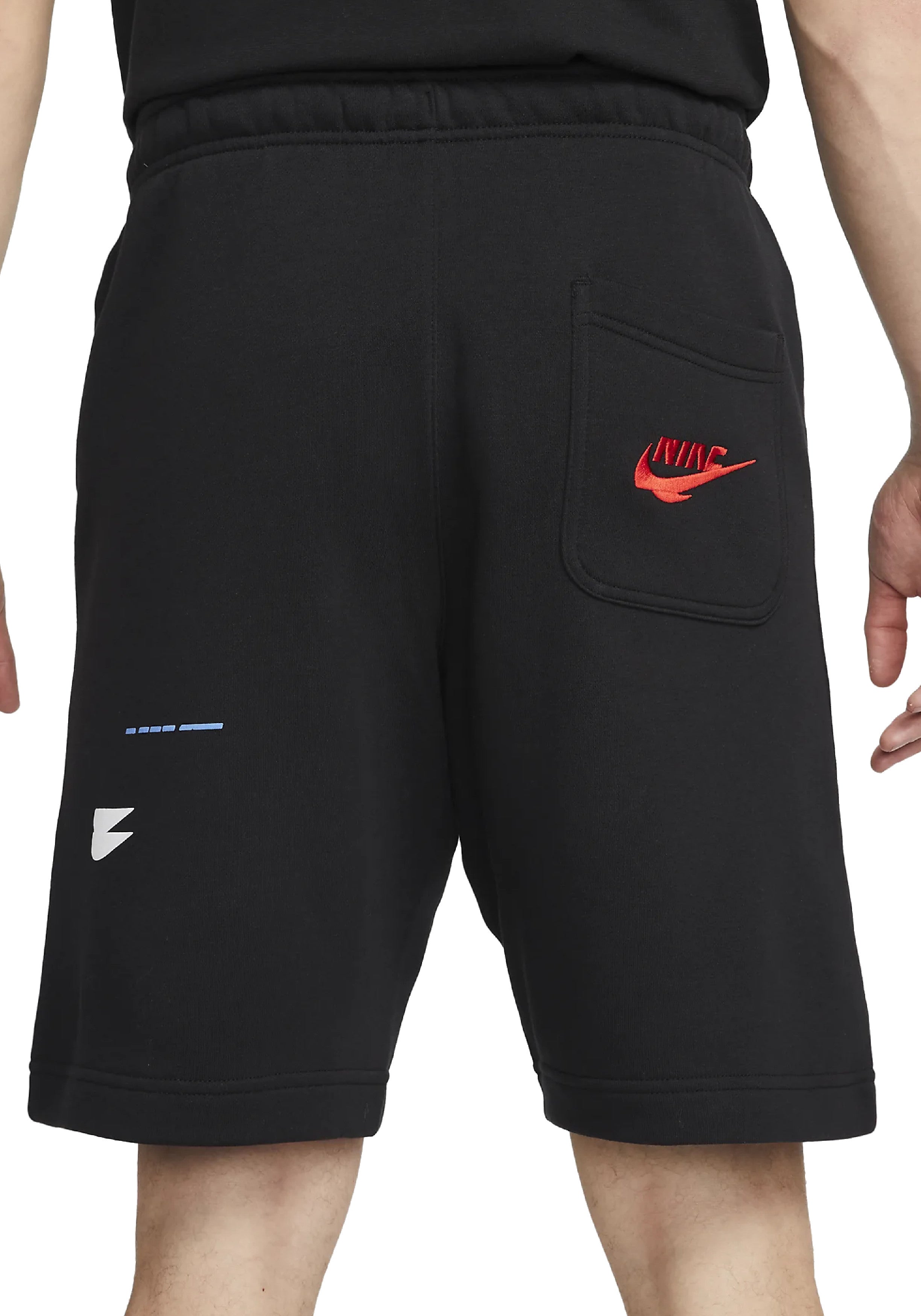 PANTALONCINI Nero/celeste Nike
