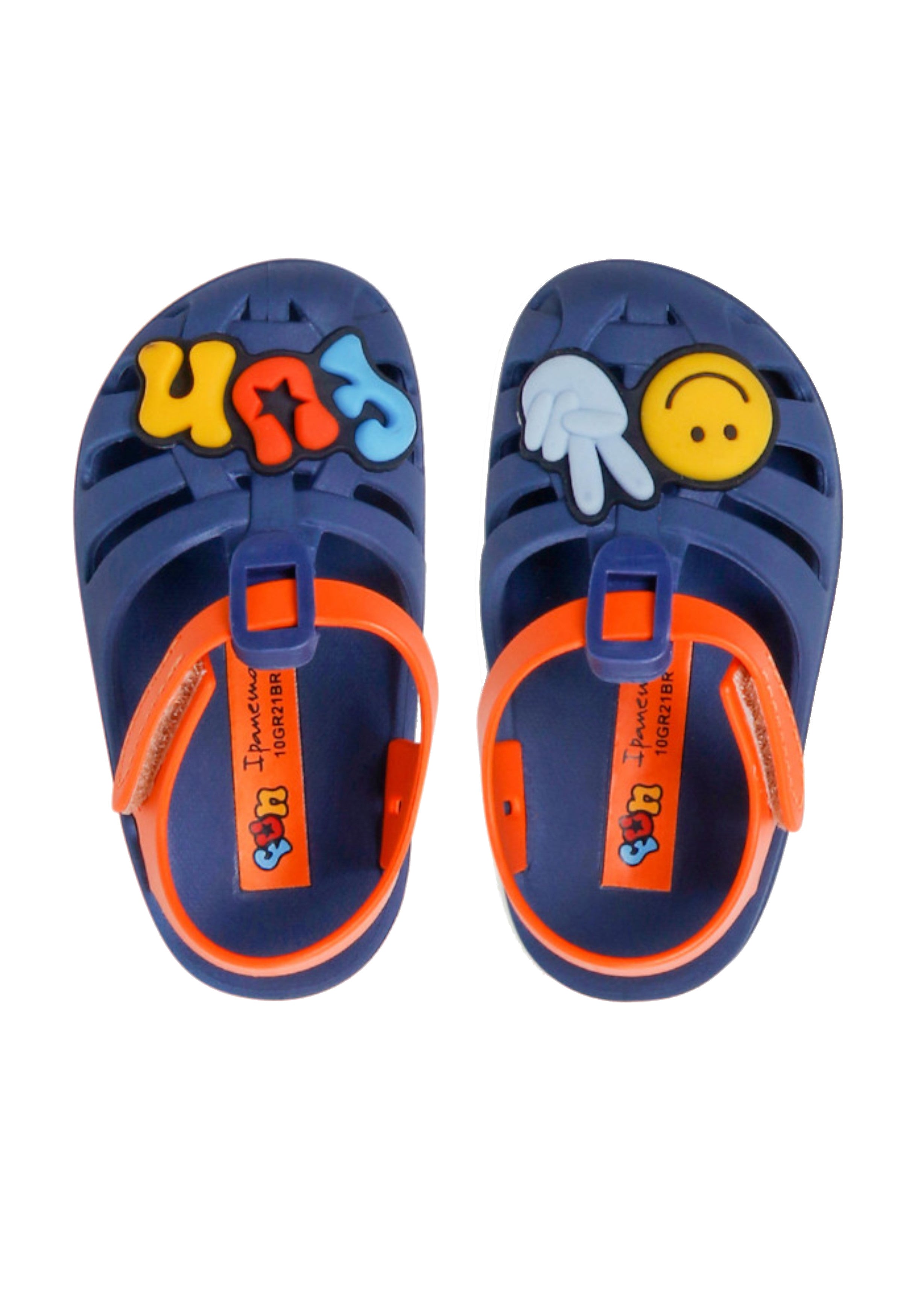 CIABATTE-INFRADITO Blu/arancio Ipanema