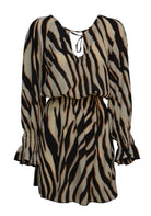 VESTITI-GONNE Beige/nero Susymix