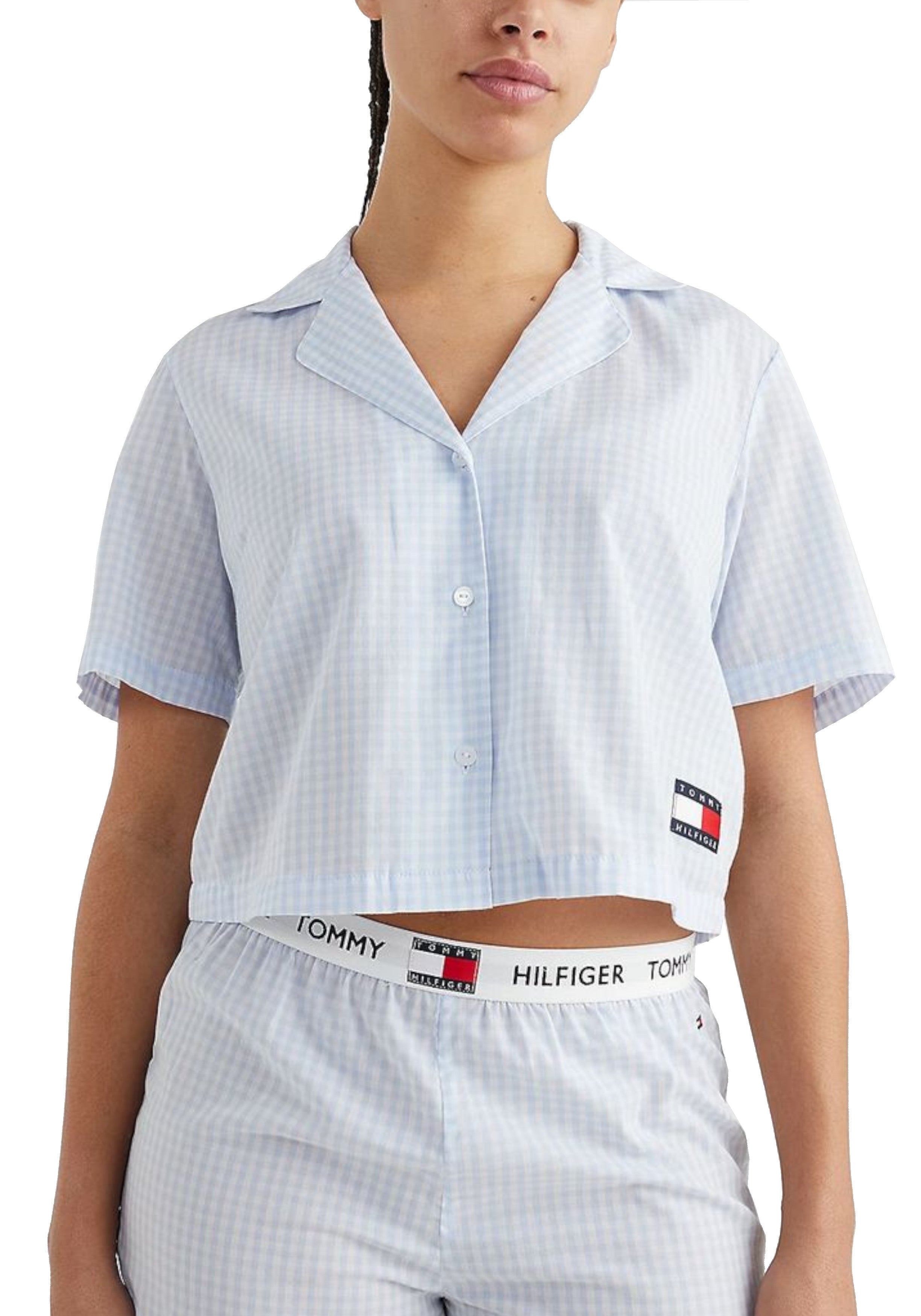 CAMICIE Celeste/bianco Tommy Hilfiger