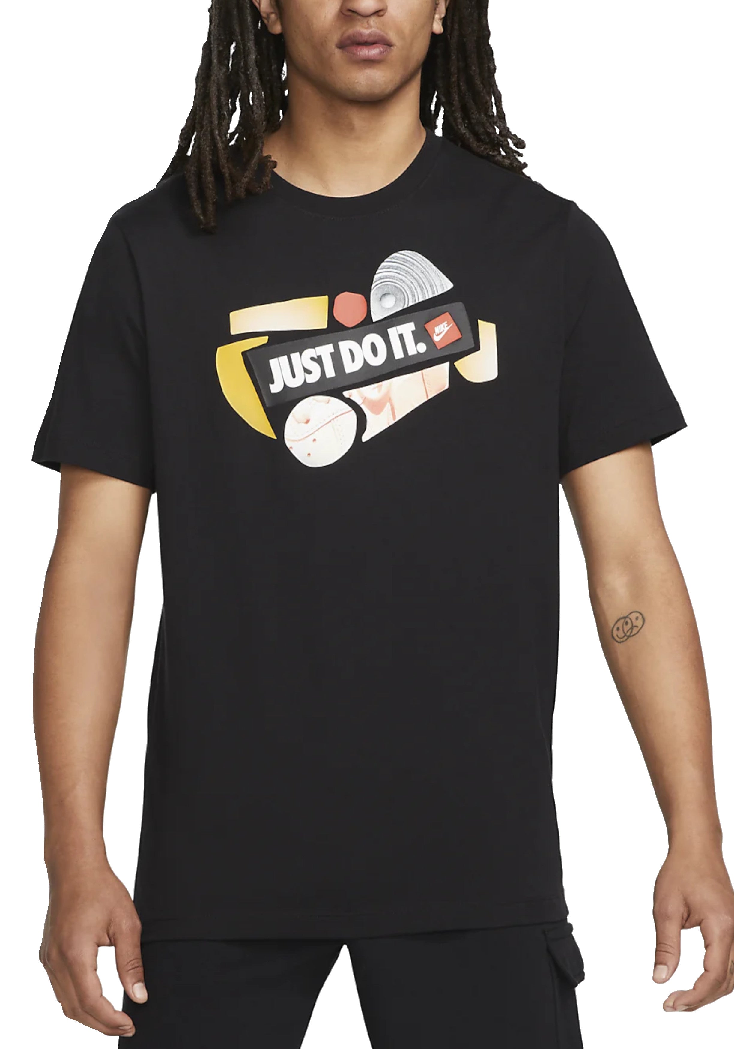 T-SHIRT E CANOTTE Nero/arancio Nike