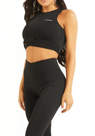 TOP PALESTRA Nero Guess