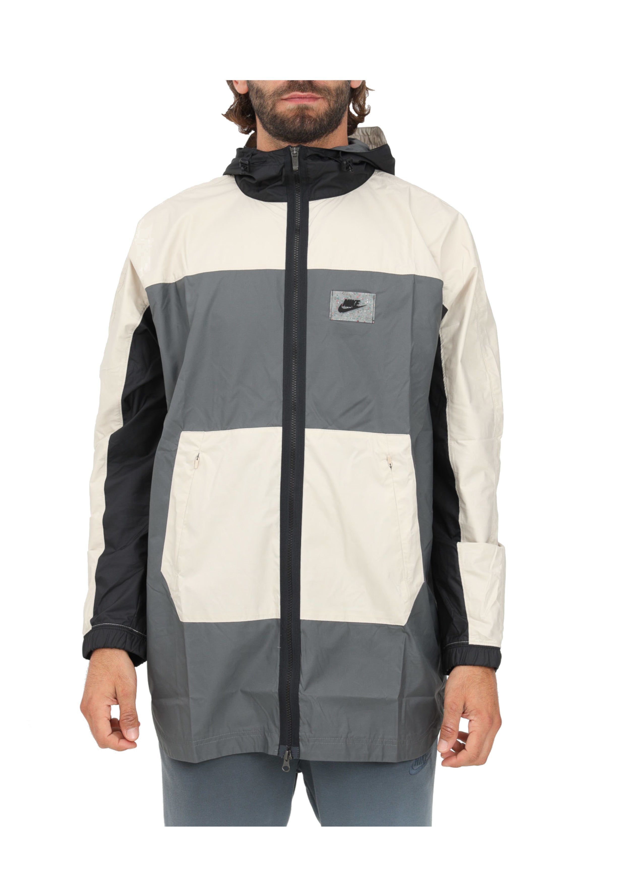 GIUBBINI E GIACCHE Beige/grigio Nike