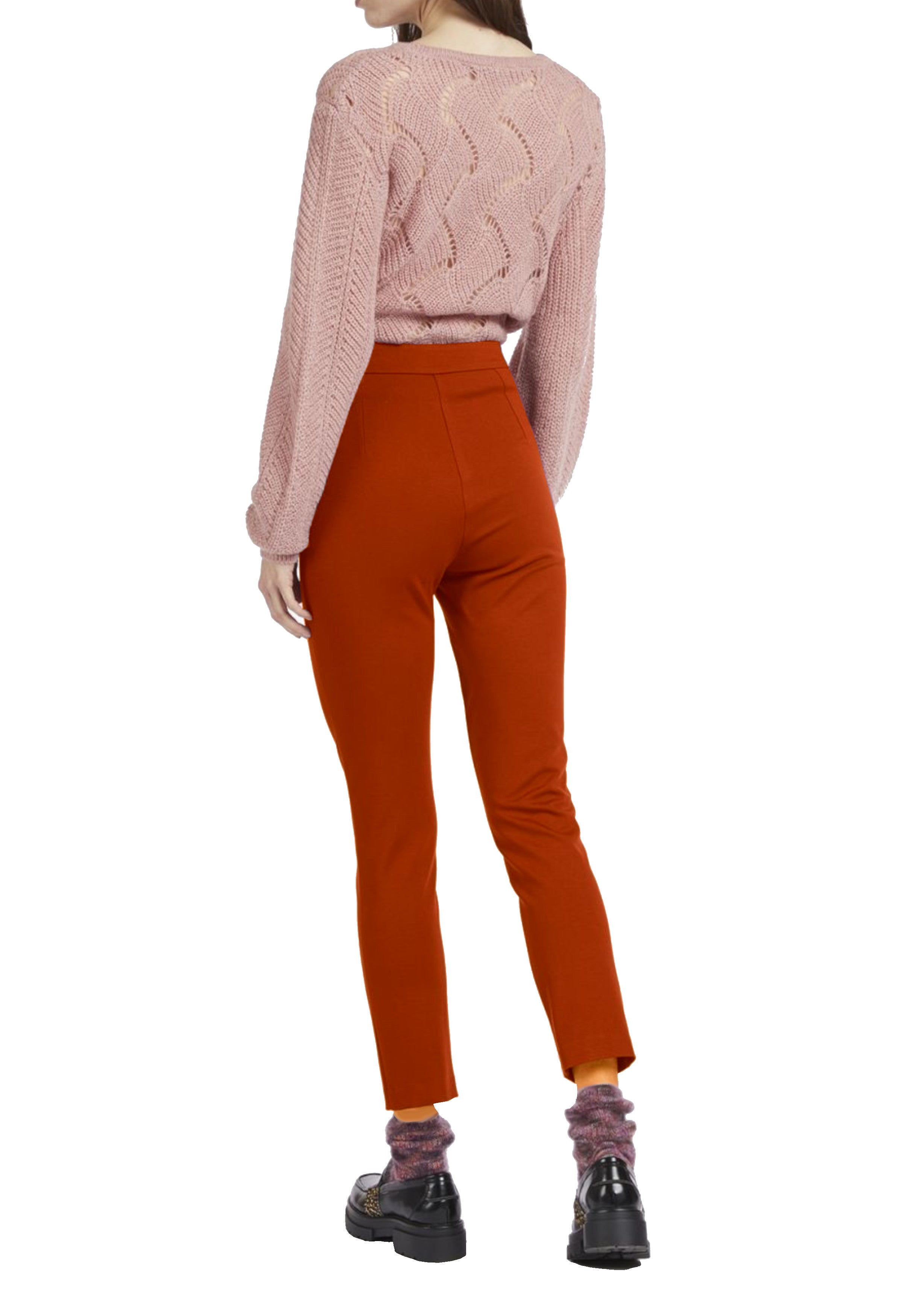 PANTALONI Arancione Cafenoir