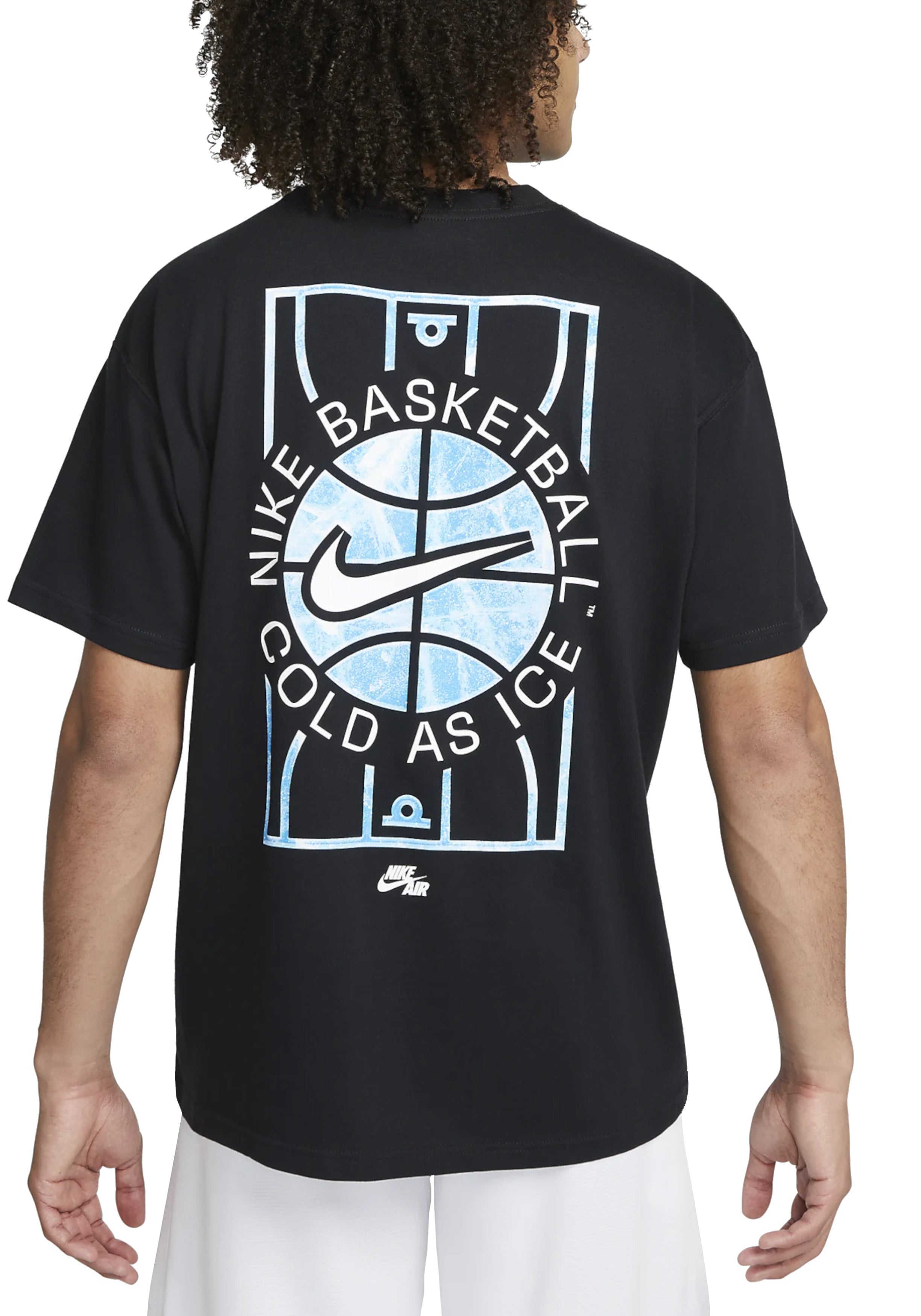 T-SHIRT E CANOTTE Nero/celeste Nike