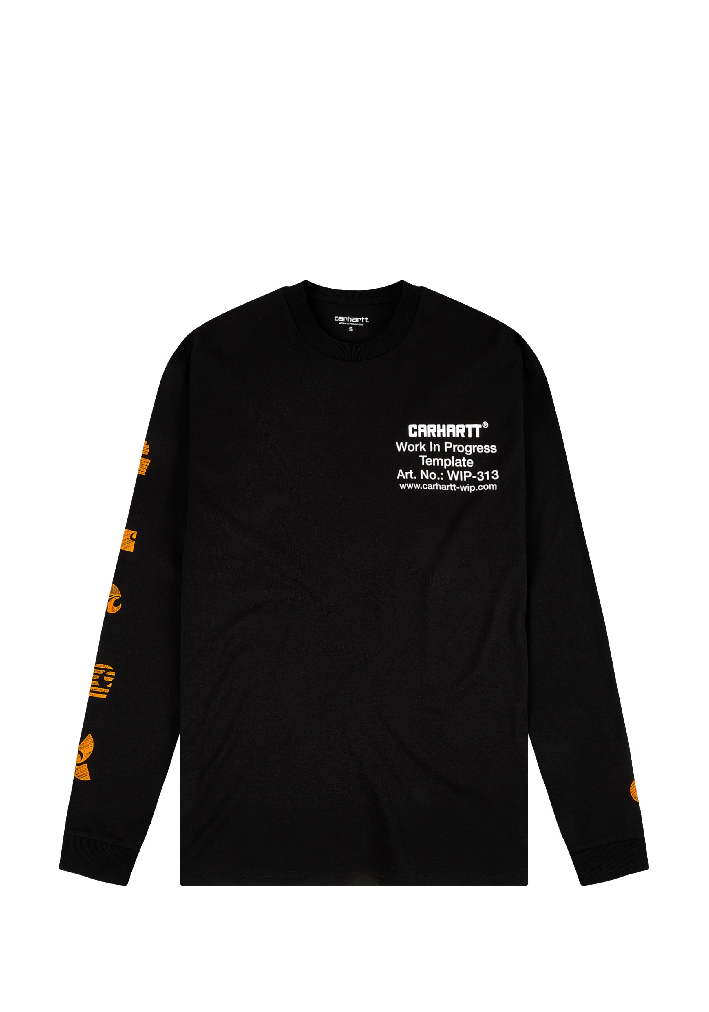 T-SHIRT E CANOTTE Nero/arancio Carhartt