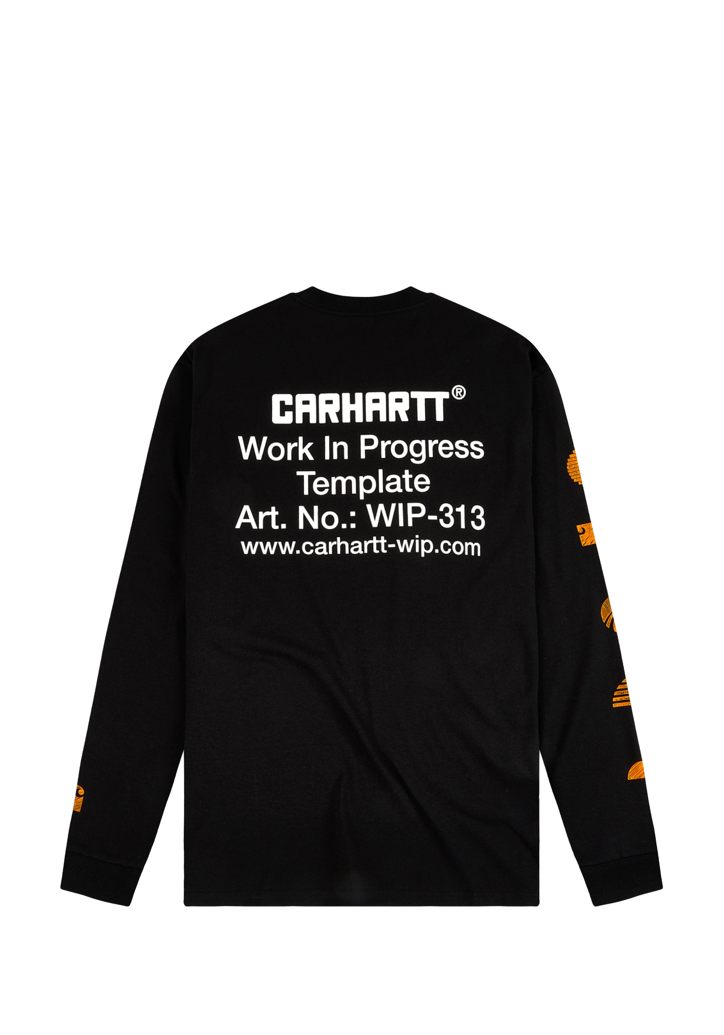 T-SHIRT E CANOTTE Nero/arancio Carhartt
