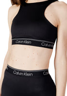 TOP PALESTRA Nero Calvin Klein