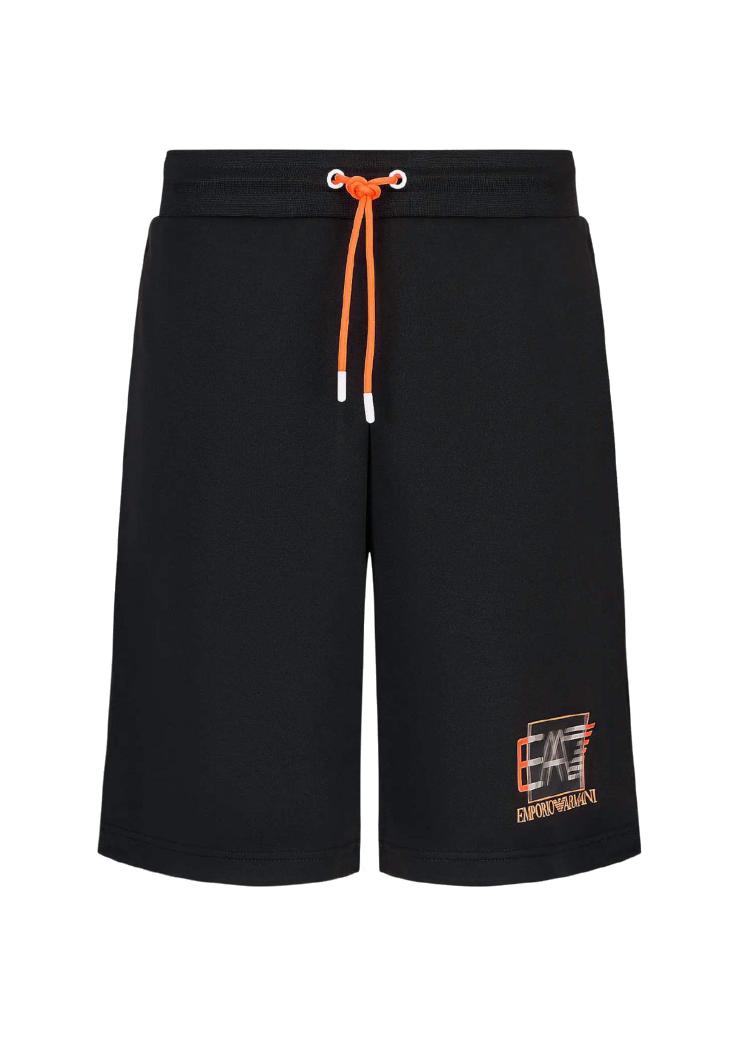 PANTALONCINI Nero/arancio Ea7