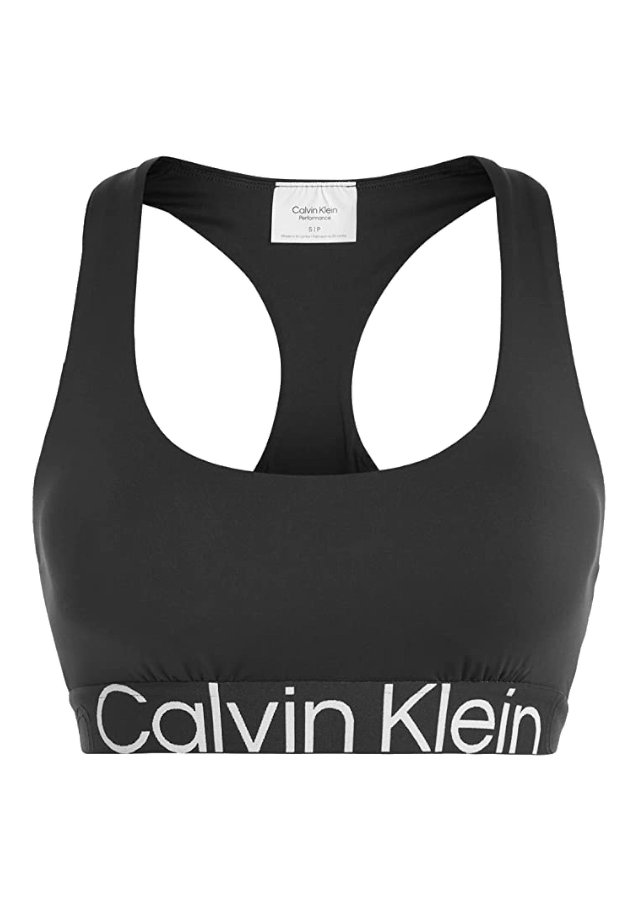 TOP PALESTRA Nero Calvin Klein