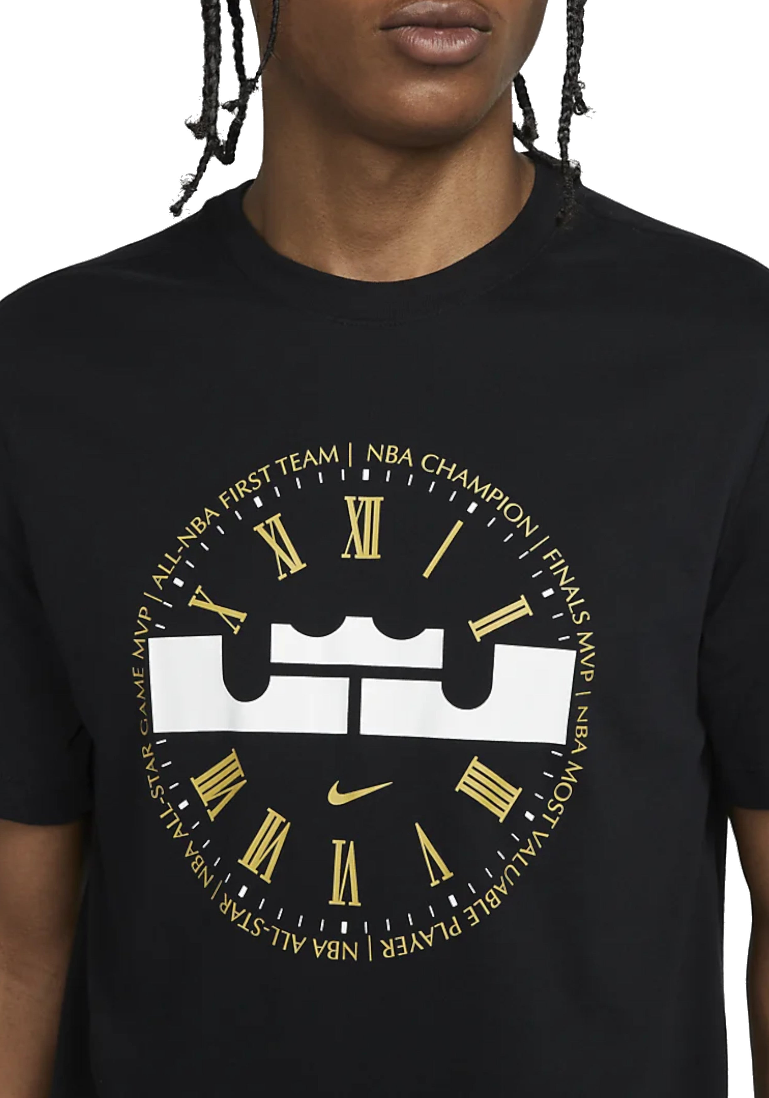 T-SHIRT E CANOTTE Nero/oro Nike